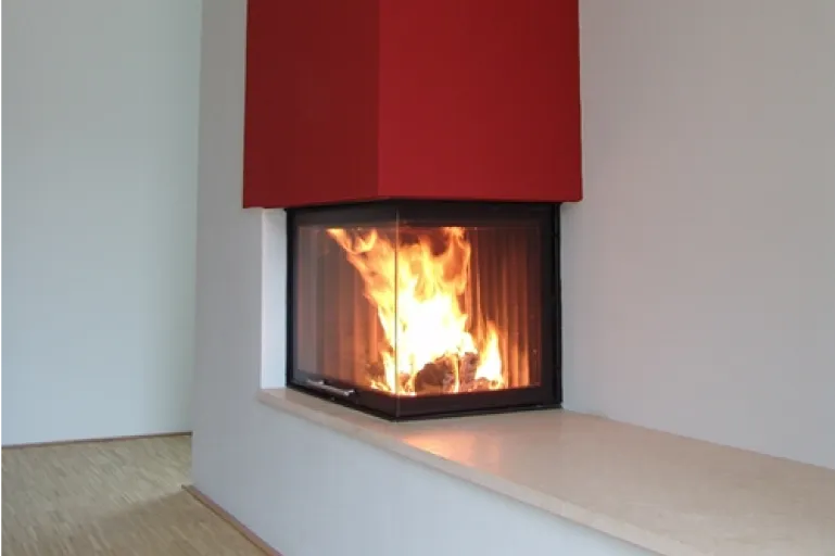 Beispielbild fertig eingebauter Kamin