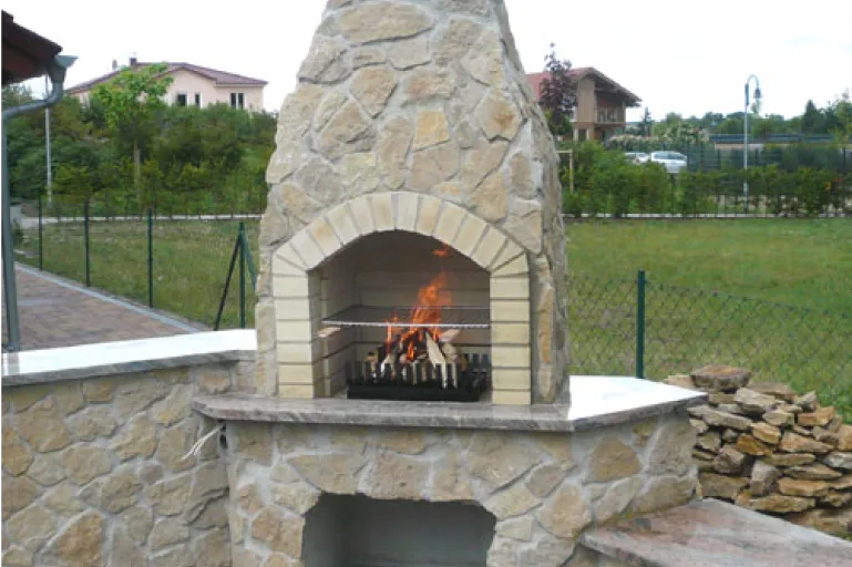 Beispielbild fertig aufgebauter Backofen