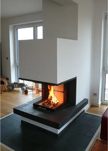 Beispielbild fertig eingebauter Kamin