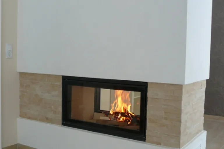 Beispielbild fertig eingebauter Kamin